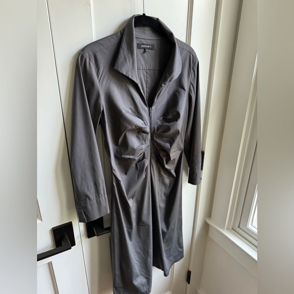 Lafayette 148 Zip Dress - Picture 2 of 7